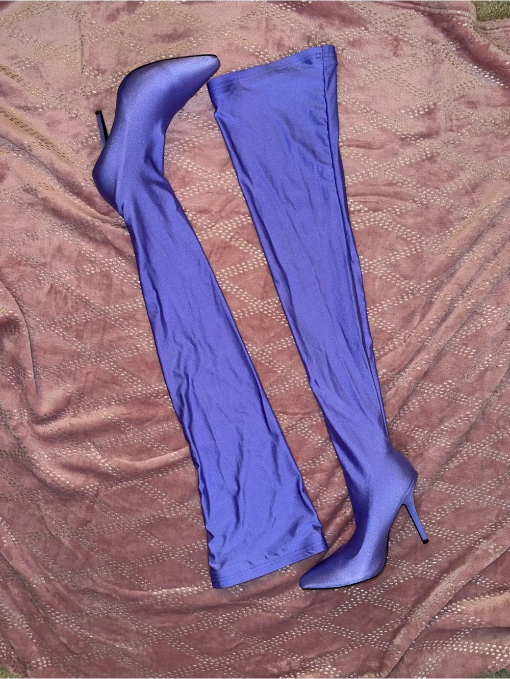 AKIRA Purple Lavender Over-the-Knee Boots